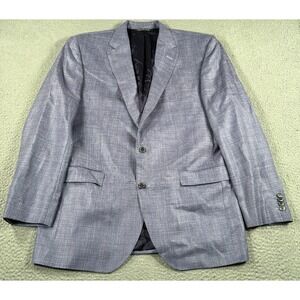 Guy La Ferrera Loro Piana Summertime Blazer Mens 48 Purple Sport Coat Two Button